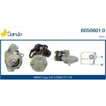 Démarreur SANDO OEM 1811001920