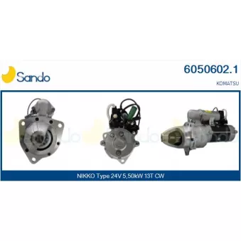 Démarreur SANDO OEM 6008133391