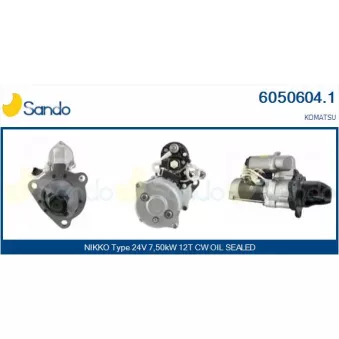 Démarreur SANDO OEM 6008136632