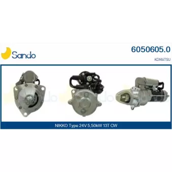 Démarreur SANDO OEM 6008132242