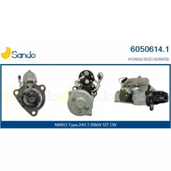 Démarreur SANDO OEM 6008134680
