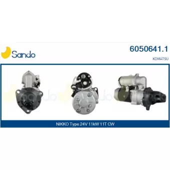 Démarreur SANDO OEM 6008138110