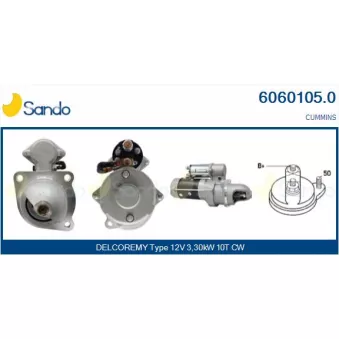 Démarreur SANDO OEM 1313394