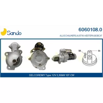 Démarreur SANDO OEM 6651258