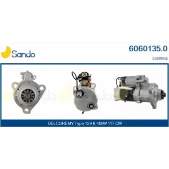 Démarreur SANDO OEM D616002001 Démarreur SANDO OEM D616002001