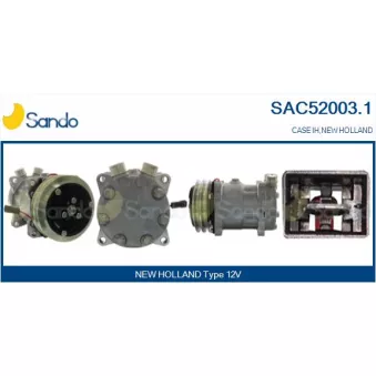 Compresseur, climatisation SANDO OEM 5165549