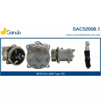Compresseur, climatisation SANDO OEM ER368212