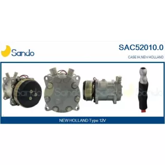 Compresseur, climatisation SANDO OEM 82008688