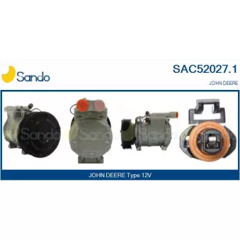 Compresseur, climatisation SANDO OEM RE70016
