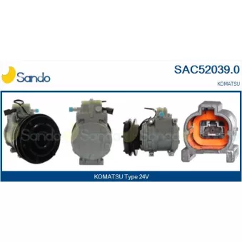 Compresseur, climatisation SANDO OEM 0K24261K00A