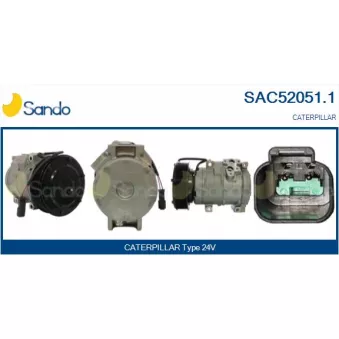 Compresseur, climatisation SANDO OEM 2457779
