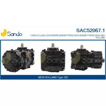 Compresseur, climatisation SANDO OEM cl621029c0