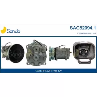 Compresseur, climatisation SANDO OEM 3E3658