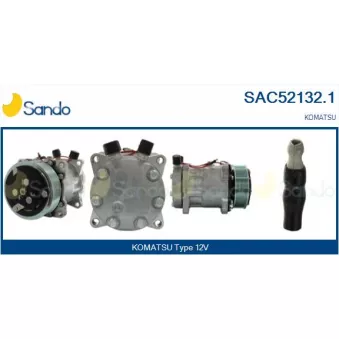 Compresseur, climatisation SANDO OEM 8177089