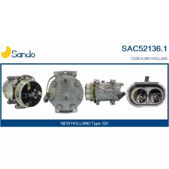 Compresseur, climatisation SANDO OEM 84448669