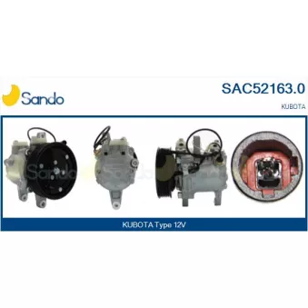 Compresseur, climatisation SANDO [SAC52163.0]