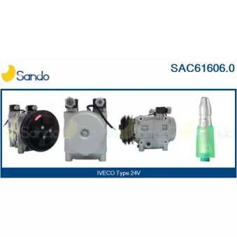 SANDO SAC61606.0 - Compresseur, climatisation