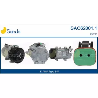 Compresseur, climatisation SANDO OEM 1864467