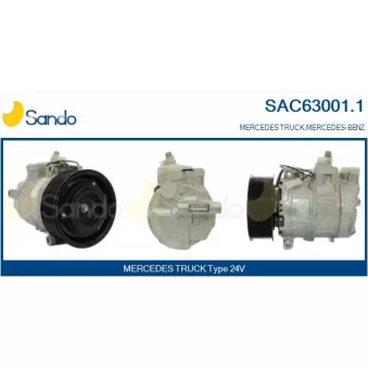 Compresseur, climatisation SANDO OEM A5412300411