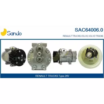 Compresseur, climatisation SANDO OEM 7420941036