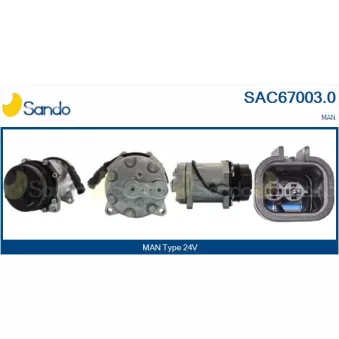 SANDO SAC67003.0 - Compresseur, climatisation