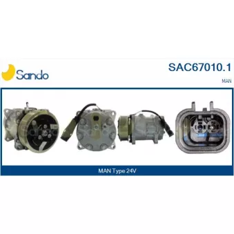 Compresseur, climatisation SANDO OEM 51779707016