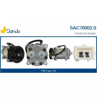 SANDO SAC70002.0 - Compresseur, climatisation
