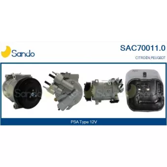 SANDO SAC70011.0 - Compresseur, climatisation