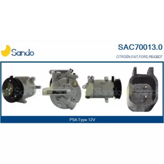 Compresseur, climatisation SANDO OEM 1429044