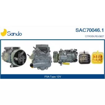 Compresseur, climatisation SANDO OEM 9824287280