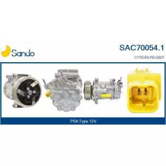 Compresseur, climatisation SANDO OEM 6453QE