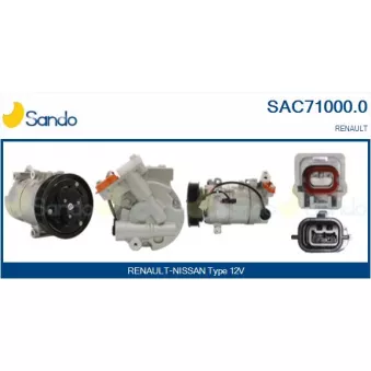 Compresseur, climatisation SANDO OEM 926008209r