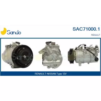 Compresseur, climatisation SANDO OEM 926008209r