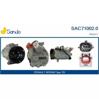 Compresseur, climatisation SANDO OEM 926005211R