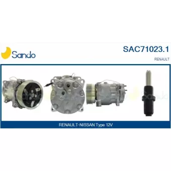 Compresseur, climatisation SANDO OEM 8200628441