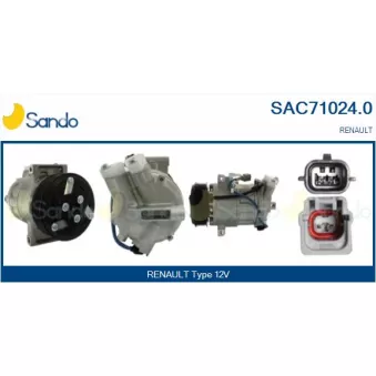 Compresseur, climatisation SANDO OEM 926000217R