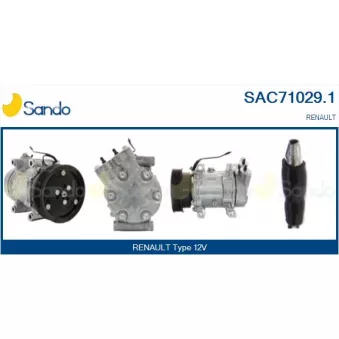 Compresseur, climatisation SANDO OEM 8200315744