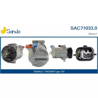 Compresseur, climatisation SANDO OEM 8200855146