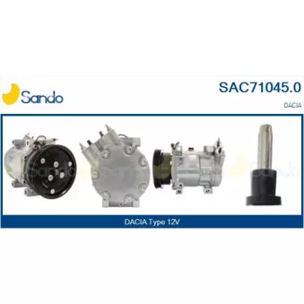 Compresseur, climatisation SANDO OEM 8200802613