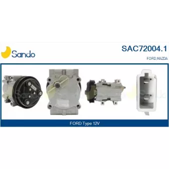 Compresseur, climatisation SANDO OEM 11BYU19D629AA