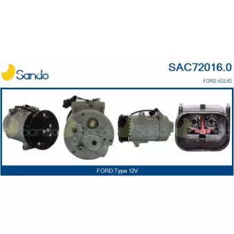 Compresseur, climatisation SANDO OEM 8603230
