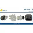 SANDO SAC72017.0 - Compresseur, climatisation