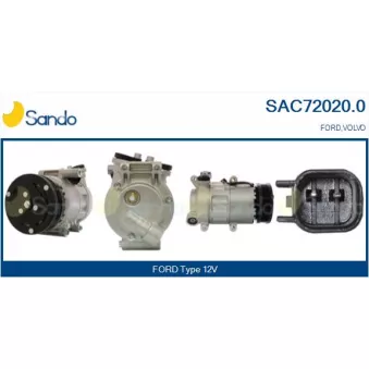 Compresseur, climatisation SANDO OEM 3M5H19D629RH