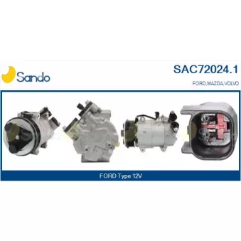 Compresseur, climatisation SANDO OEM 1465439