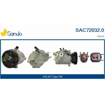 Compresseur, climatisation SANDO OEM 36000897