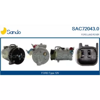 SANDO SAC72043.0 - Compresseur, climatisation
