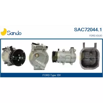 Compresseur, climatisation SANDO OEM 3M5H19D629PB