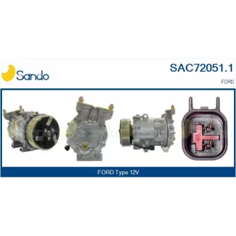 Compresseur, climatisation SANDO OEM 1730528