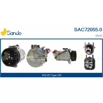 Compresseur, climatisation SANDO OEM 36001670