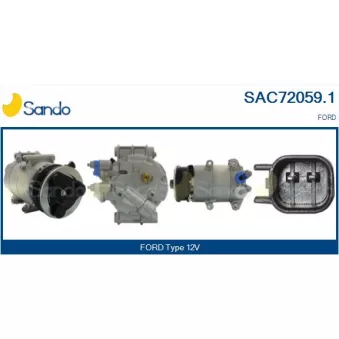 Compresseur, climatisation SANDO OEM AP3119D629BB